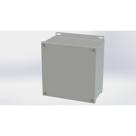 Saginaw Control & Engineering Captive Screws Electrical Enclosures, 10.13 in H, 6 in D, 10 in W, NEMA 3R, 4, 12, 13, Carbon Steel SCE-10106SC